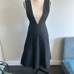 Oak + Fort Black Jumper Dress